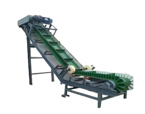 Băng tải băng chuyền công nghiệp có độ nghiêng của vành đai công nghiệp góc độ cao