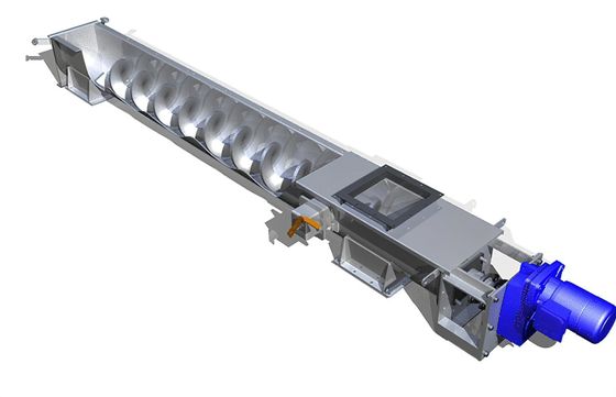 Clog Free Spiral Feeder Troughless Screw XLS loại Flexible Spiral Conveyor